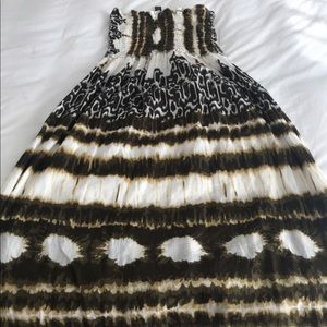 Strapless Maxi Dress